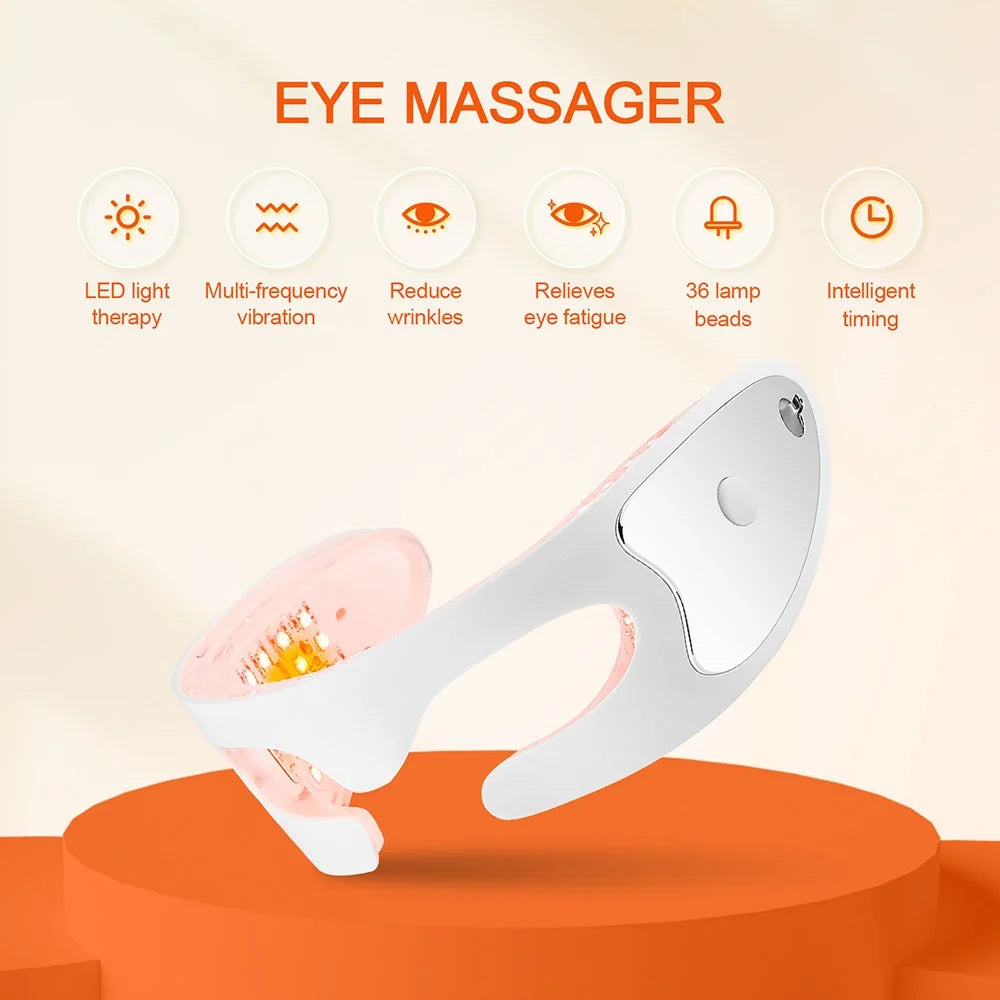Electric LED Red Light Eye Massager for Fatigue Relief - 3