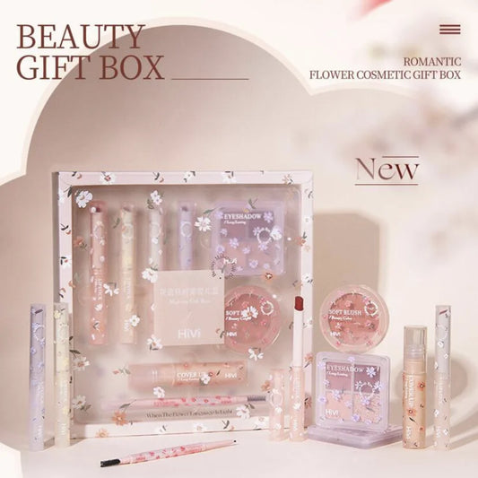 All-in-One Romantic Flower Makeup Gift Set