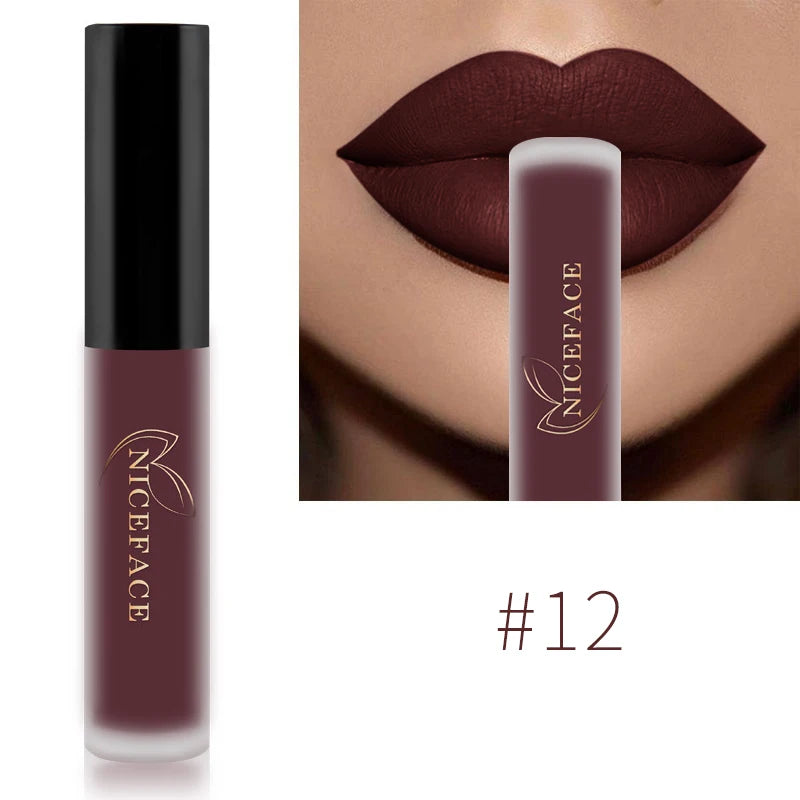 Long-Lasting Velvet Matte Liquid Lipstick - 29