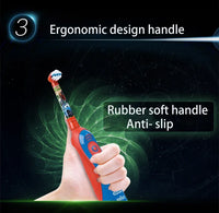 Electric Rotating Toothbrush for Kids with 2-Minute Timer