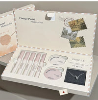 8-Piece Vintage Style Makeup and Jewelry Gift Set