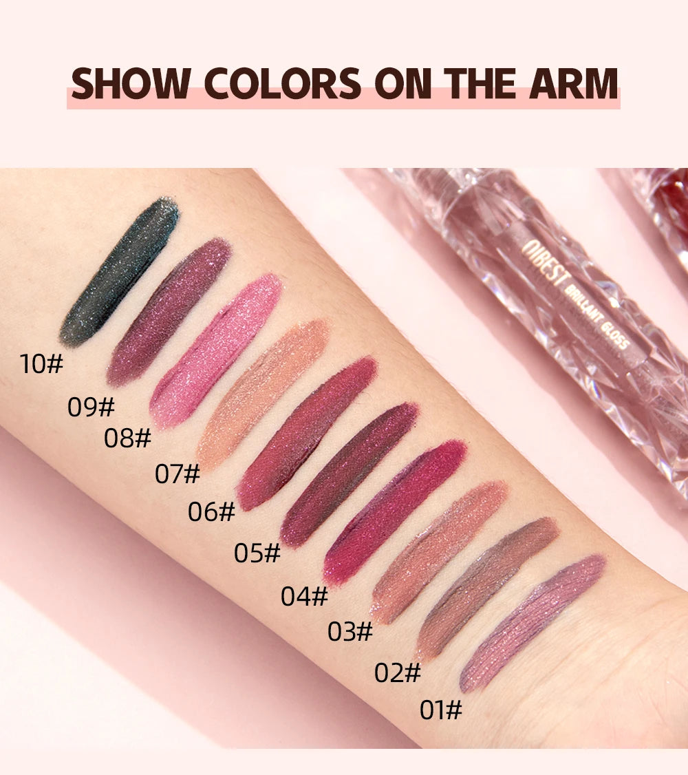 Diamond Shimmer Matte Liquid Lipstick - 15