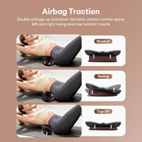 Electric Lumbar Traction Massage Device for Back Pain Relief