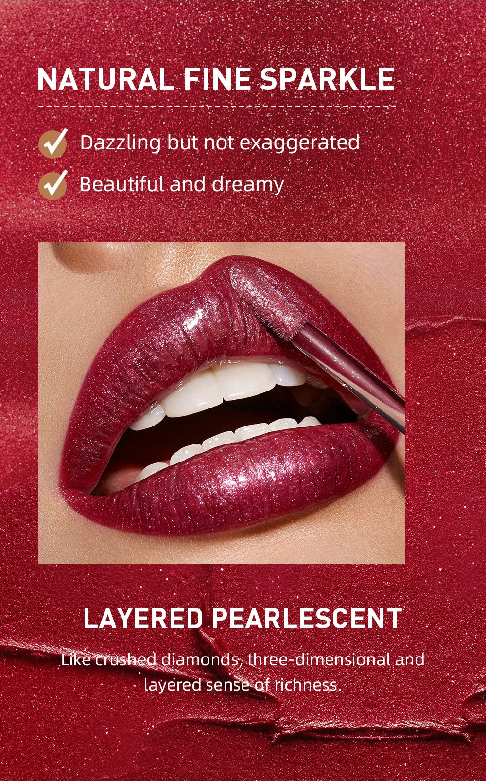 Diamond Shimmer Matte Liquid Lipstick - 9