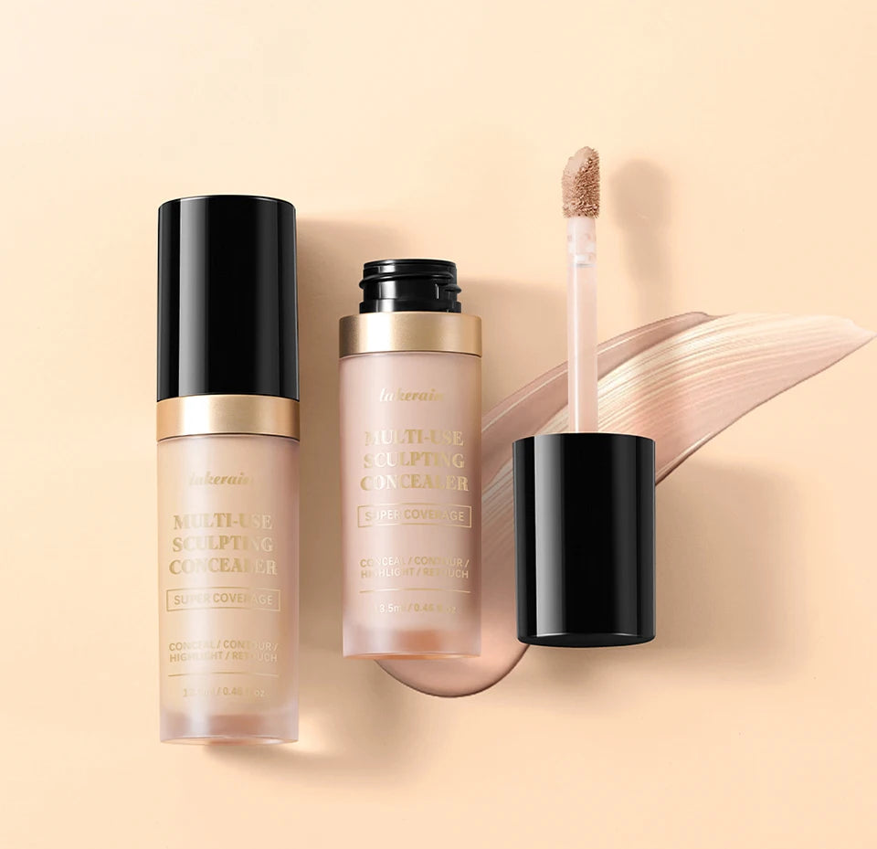 5-Color Waterproof Sculpting Concealer for Flawless Coverage - 18