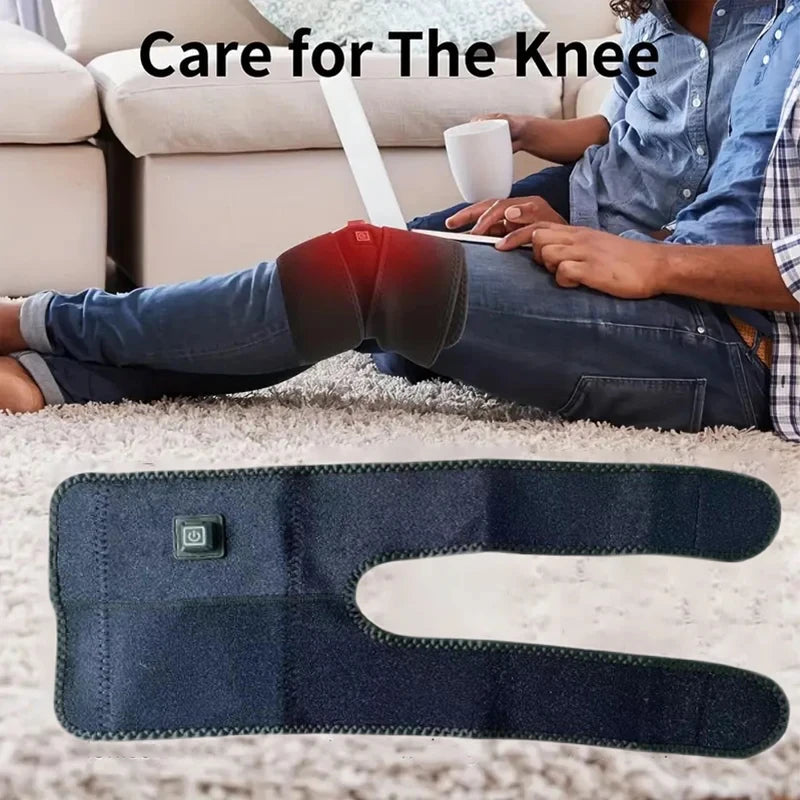 Heated Knee Support Brace for Joint Pain Relief - 4