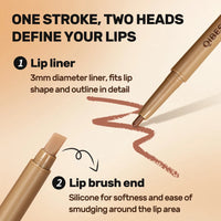 2-in-1 Matte Lip Liner and Precision Blending Brush