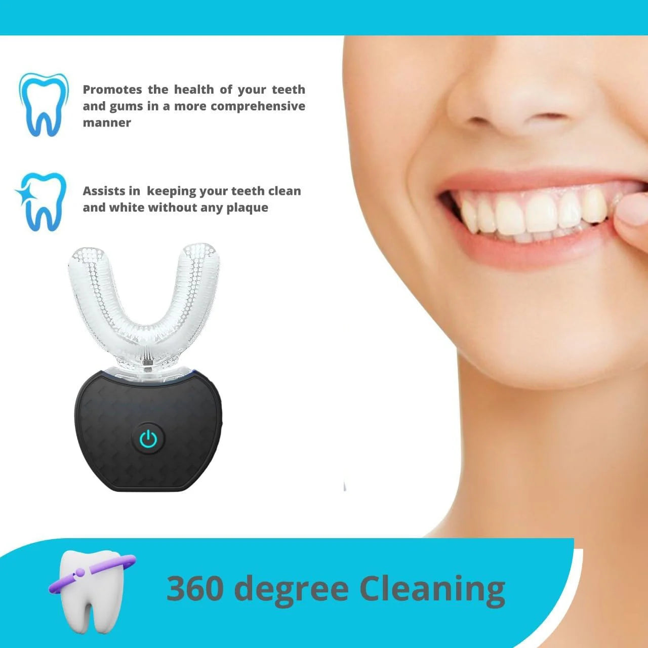 U-Shaped Sonic Electric Toothbrush for Deep Cleaning - 8