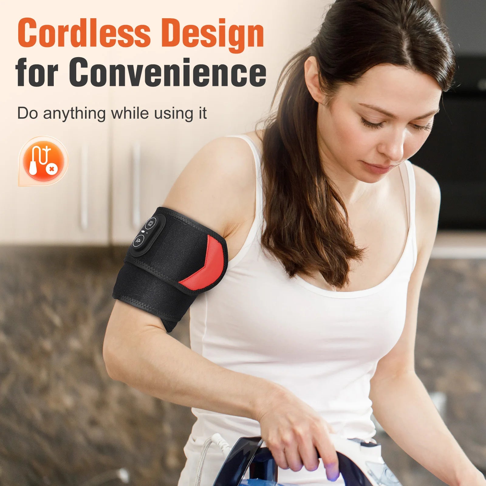 Red Light Therapy Heating Wrap for Joint & Muscle Pain Relief - 21