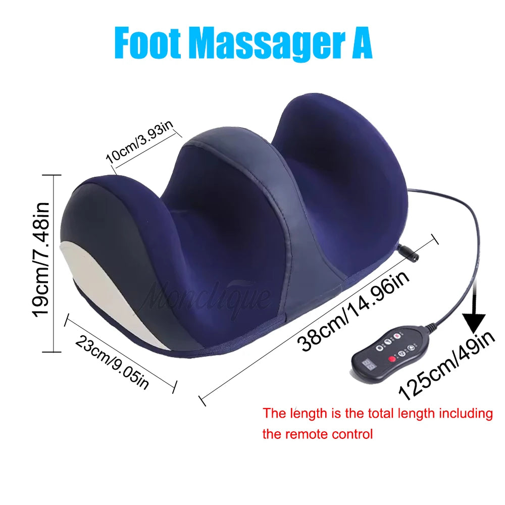 Electric Heated Foot and Calf Massager for Muscle Pain Relief - 10