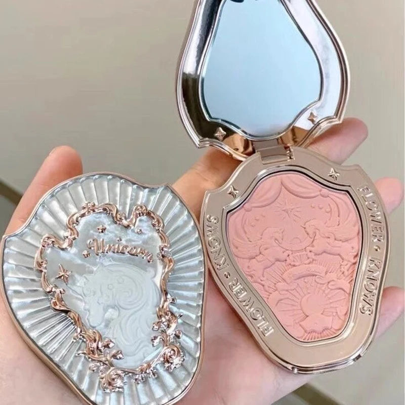 Embossed Matte Finish Natural Cheek Blusher Powder - 3