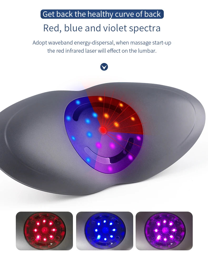 Electric Lumbar Traction Massager for Back Pain Relief - 14