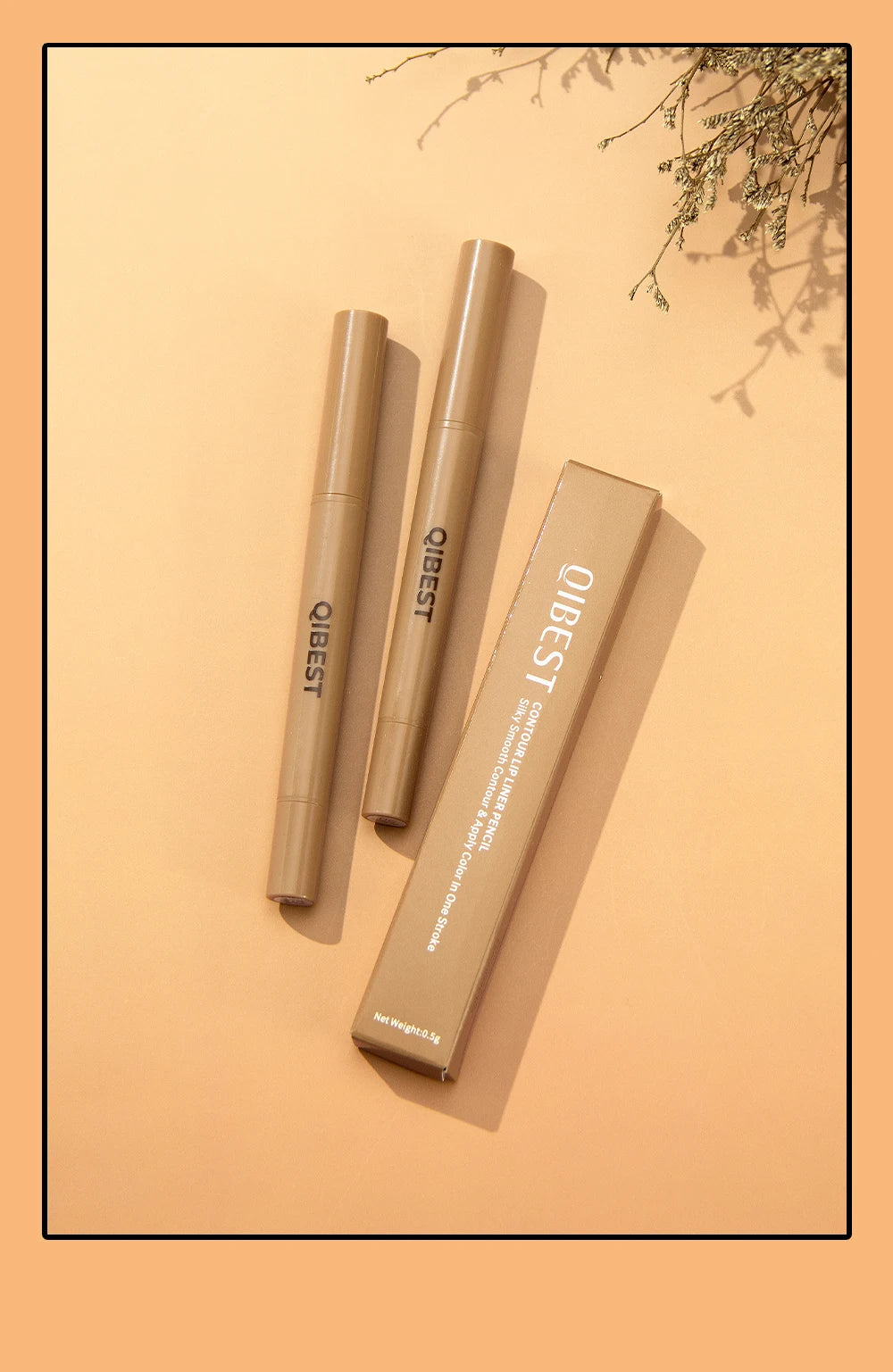 2-in-1 Matte Lip Liner and Precision Blending Brush - 26