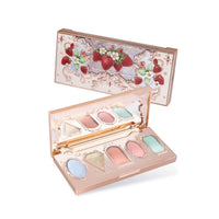 5-Color Shimmer and Glitter Eyeshadow Palette