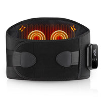 Heated Lumbar Massage Belt for Back Pain Relief