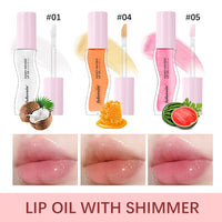 Honey Infused Hydrating Lip Oil for Glossy Nourished Lips