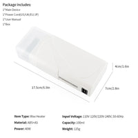 Portable Electric Roll-On Wax Heater for Hair Removal
