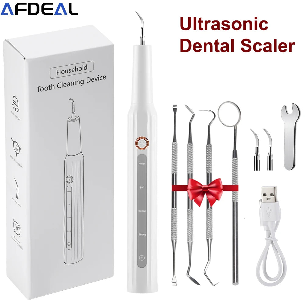 Ultrasonic Electric Dental Scaler for Tartar and Plaque Removal - 1