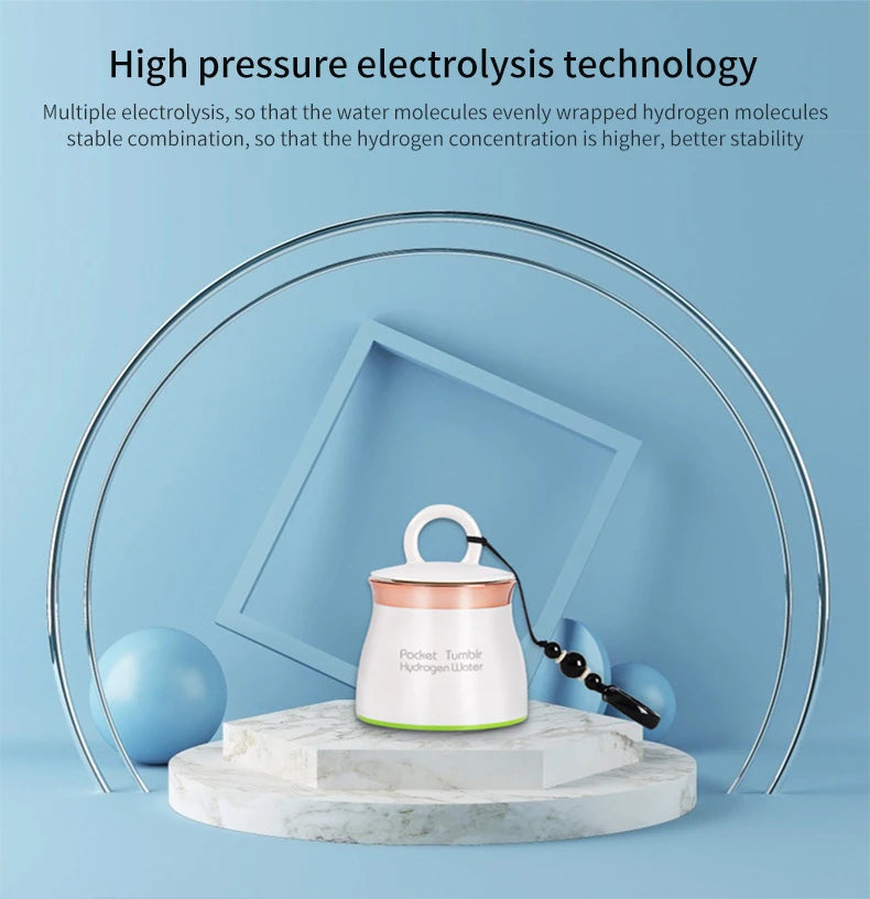Portable Hydrogen Water Ionizer Generator - 10