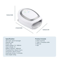 Wireless Electric Hand and Wrist Compression Massager
