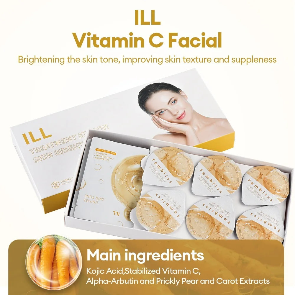 CO2 Oxygen Facial Treatment Capsule and Gel Kit - 26