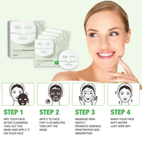 Collagen CICA Soothing Facial Mask for Deep Hydration