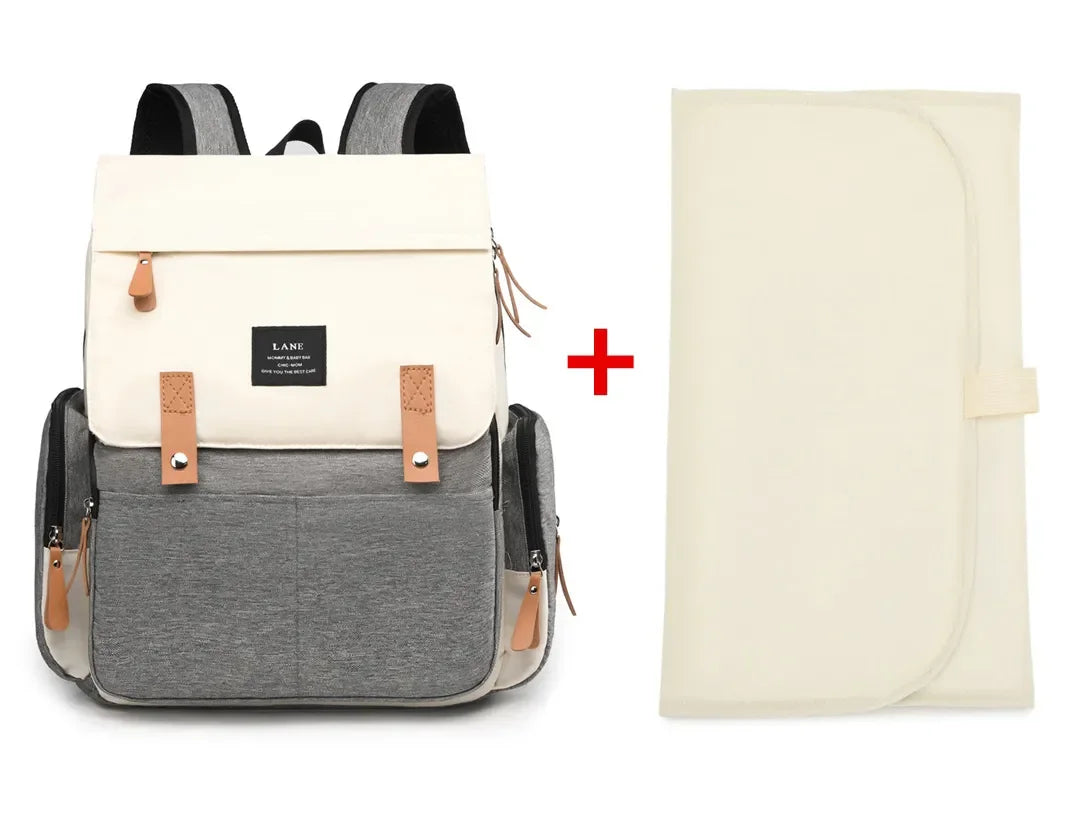 Waterproof Large Capacity Diaper Bag Backpack for Parents - 48