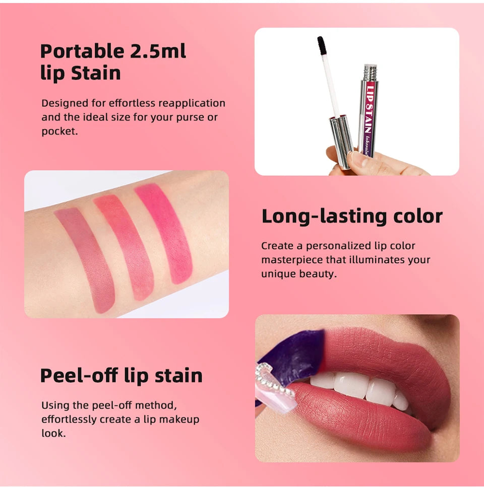 Waterproof Peel-Off Matte Lip Stain - 11
