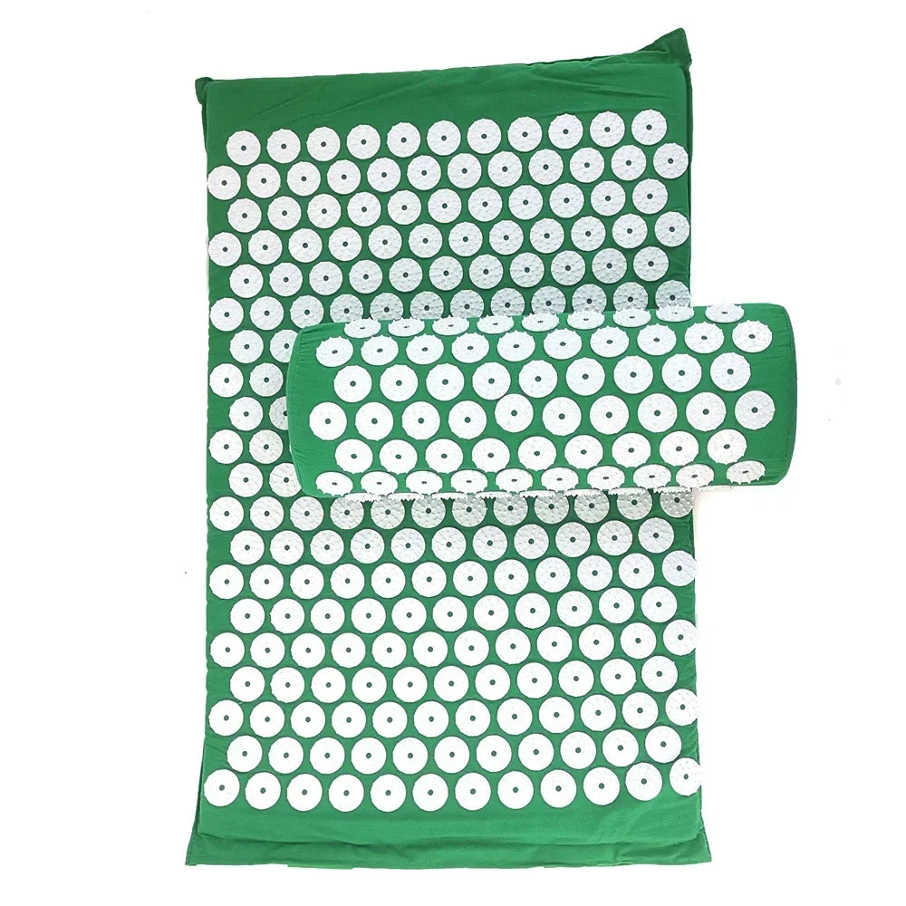 Acupressure Massage Mat and Pillow Set for Pain Relief - 16