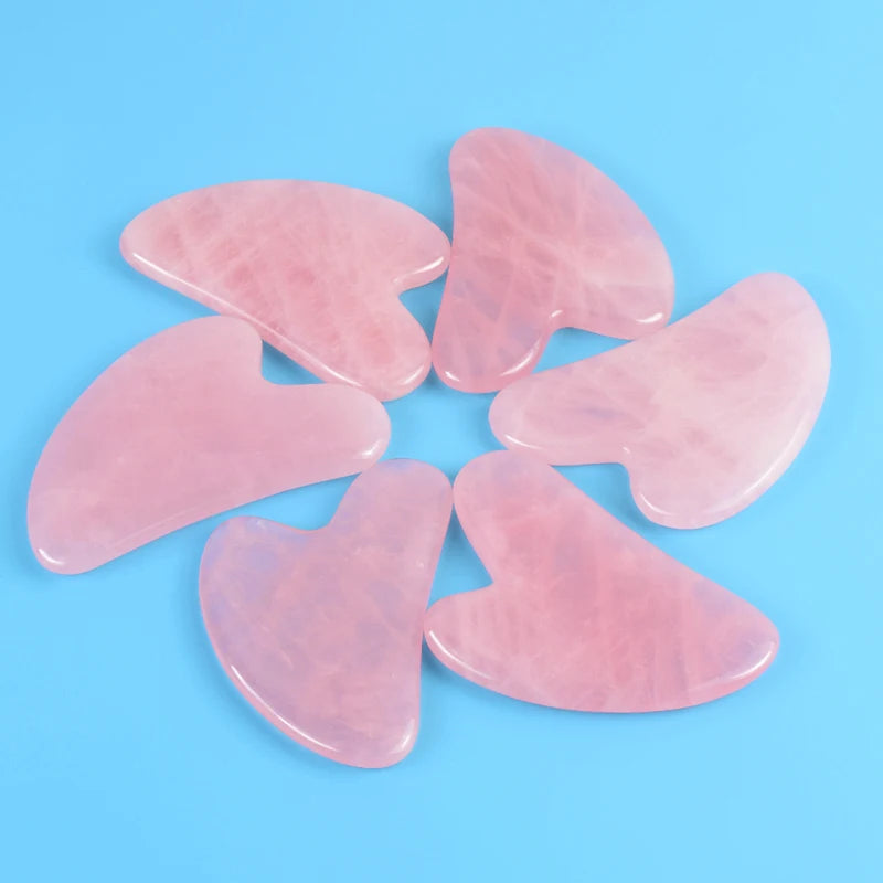 Natural Jade Gua Sha Facial Massage Tool - 10