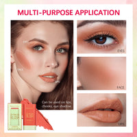 Creamy Multi-Use Tinted Blush Stick for Lips and Cheeks