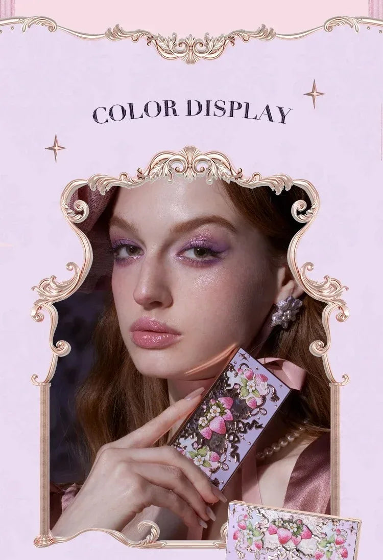 5-Color Shimmer and Glitter Eyeshadow Palette - 12