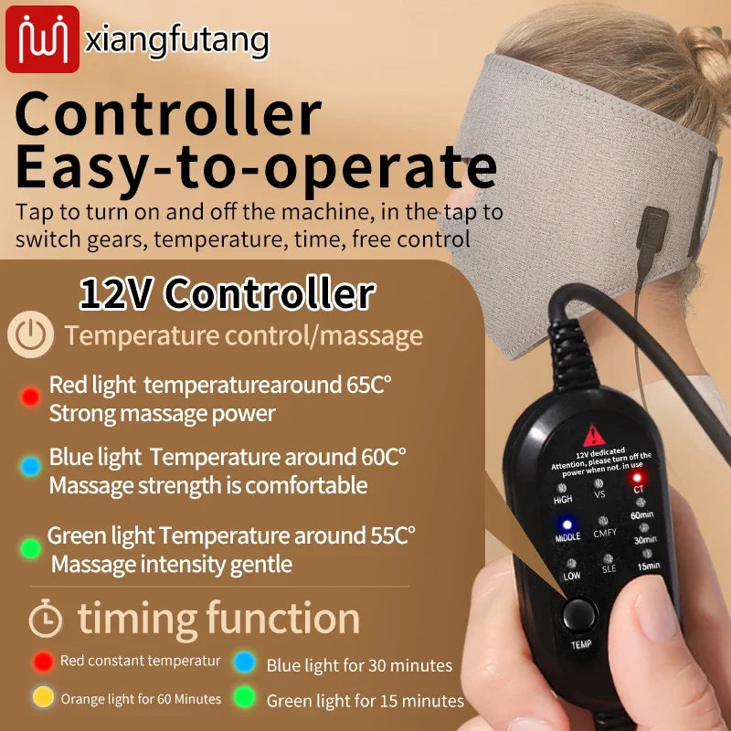 Red Light Heating Facial Massage Mask - 6