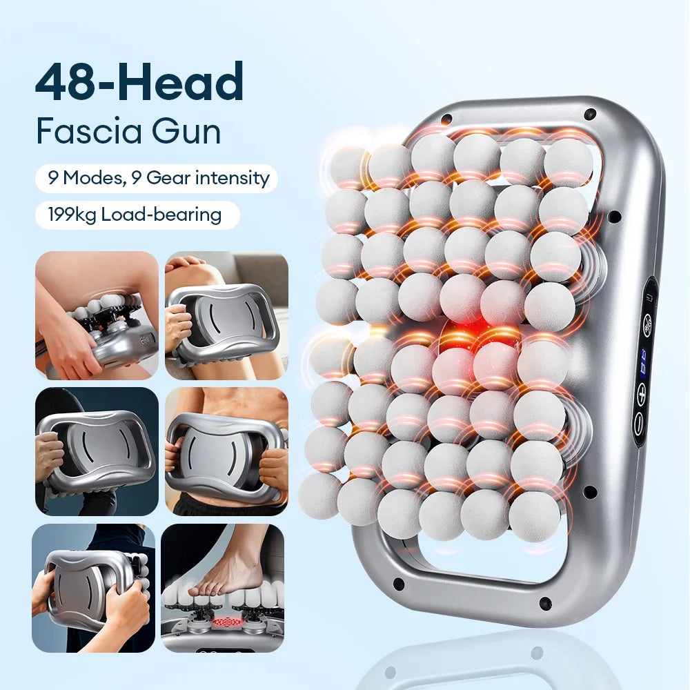 48-Head Deep Tissue Body Massage Gun - 2