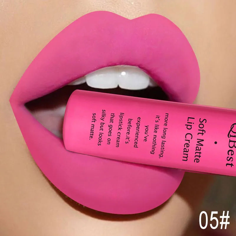 Long-Lasting Waterproof Velvet Matte Liquid Lipstick - 18