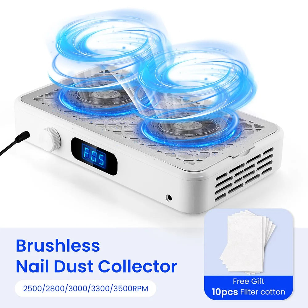 Professional Brushless Nail Dust Collector - 8