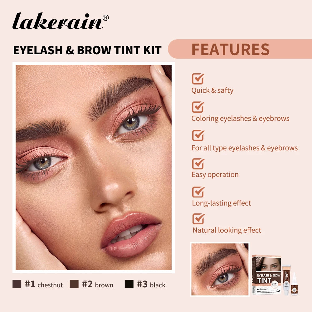 Professional Eyelash and Eyebrow Tinting Kit for Natural Definition - 4