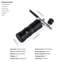 Portable Mini Airbrush Kit for Nail Art and Makeup