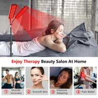 Dual Head Red Light Therapy Floor Lamp for Pain Relief