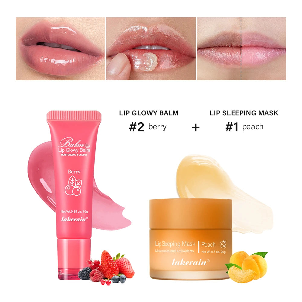 Moisturizing Lip Balm and Sleeping Mask Set for Hydrated Lips - 29