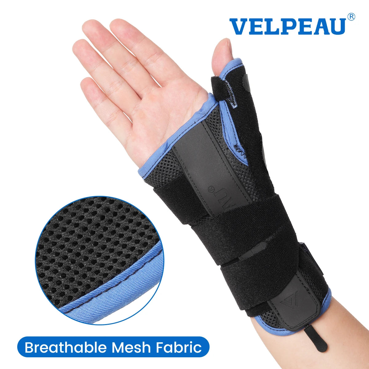 Adjustable Wrist and Thumb Brace for Pain Relief and Recovery - 1