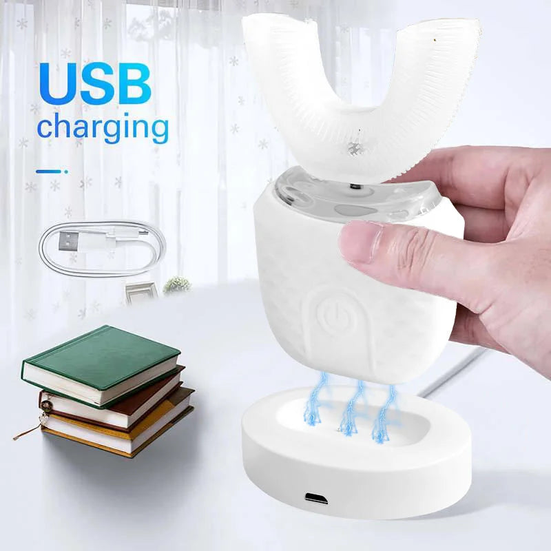 360-Degree Automatic U-Shape Ultrasonic Whitening Toothbrush - 4