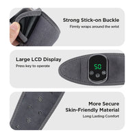 Heated Vibration Ankle Massager Brace for Pain Relief