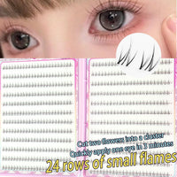 DIY Natural Lower Cluster Eyelashes for Beginners