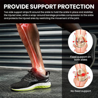 Adjustable Ankle Support Brace with Compression Knob