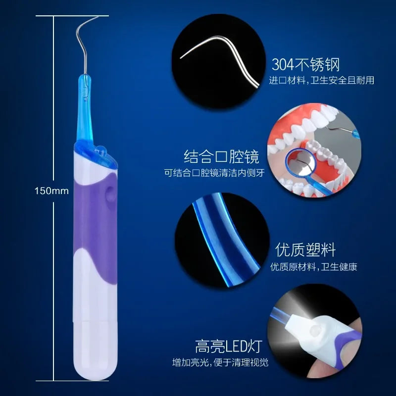 Portable Electric Teeth Stain and Tartar Removal Kit - 10