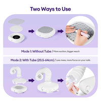 Professional 130W Turbo Nail Dust Extractor with Adjustable Tube
