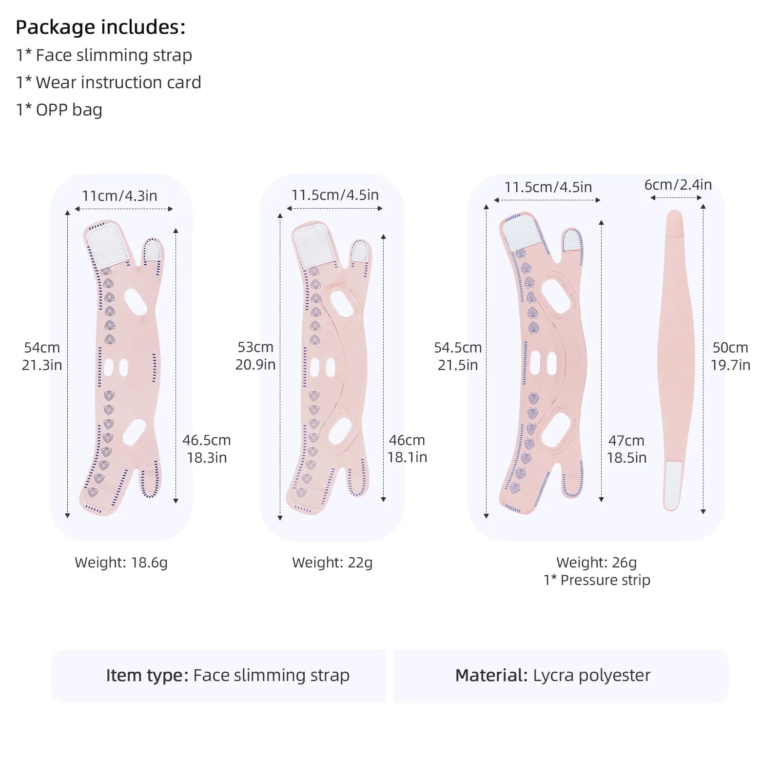 Reusable V-Line Face Slimming and Chin Lifting Strap - 37