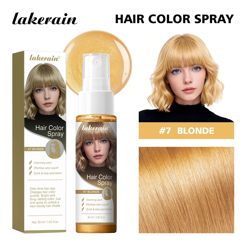 Instant Temporary Hair Color Spray for Parties and Styling - 24