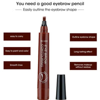 Waterproof 4-Tip Natural Microblading Eyebrow Pen